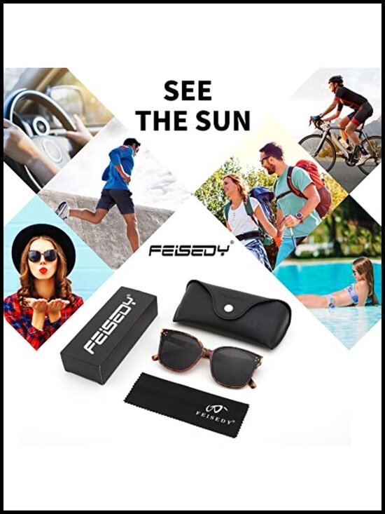 Oversized Square Polarized Sunglasses UV400 Protection for Outdoor Daily Use main image 4